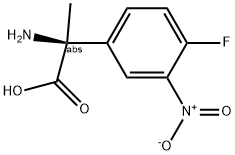 (2S)-2-AMINO-2-(4-FLUORO-3-NITROPHENYL)PROPANOIC ACID Struktur