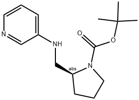 (S)-1-BOC-2-[(PYRIDIN-3-YLAMINO)-METHYL]-PYRROLIDINE Struktur