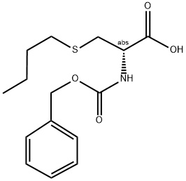 CBZ-(S)-BUTYL-D-CYS Struktur