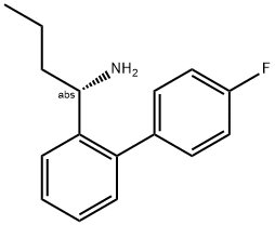 (1S)-1-[2-(4-FLUOROPHENYL)PHENYL]BUTYLAMINE Struktur