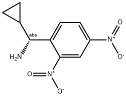 (1R)(2,4-DINITROPHENYL)CYCLOPROPYLMETHYLAMINE Struktur