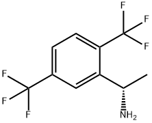 (1S)-1-[2,5-BIS(TRIFLUOROMETHYL)PHENYL]ETHYLAMINE Struktur