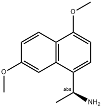 (1S)-1-(4,7-DIMETHOXYNAPHTHYL)ETHYLAMINE Struktur