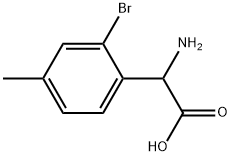 AMINO-(2-BROMO-4-METHYL-PHENYL)-ACETIC ACID Struktur