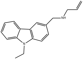 N-((9-ETHYL-9H-CARBAZOL-3-YL)METHYL)PROP-2-EN-1-AMINE Struktur