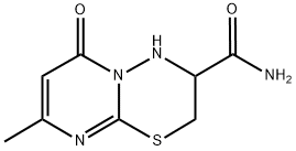 8-METHYL-6-OXO-3,4-DIHYDRO-2H,6H-PYRIMIDO[2,1-B][1,3,4]THIADIAZINE-3-CARBOXAMIDE Struktur