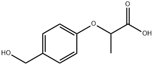 2-(4-HYDROXYMETHYL-PHENOXY)-PROPIONIC ACID Struktur