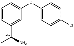 (1S)-1-[3-(4-CHLOROPHENOXY)PHENYL]ETHYLAMINE Struktur