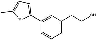 3-(5-METHYL-2-THIENYL)PHENETHYL ALCOHOL Struktur