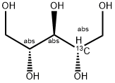 D-[2-13C]RIBITOL Struktur