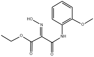 ETHYL (2Z)-2-(HYDROXYIMINO)-3-[(2-METHOXYPHENYL)AMINO]-3-OXOPROPANOATE Struktur