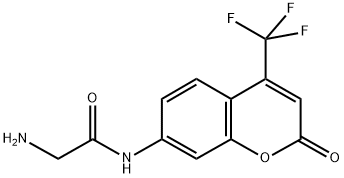 GLY-7-AMINO-4-TRIFLUORO-METHYLCOUMARIN Struktur