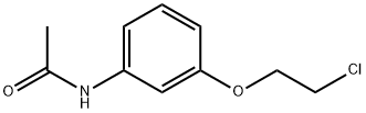 N-[3-(2-CHLORO-ETHOXY)-PHENYL]-ACETAMIDE Struktur