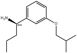 (1R)-1-[3-(2-METHYLPROPOXY)PHENYL]BUTYLAMINE Struktur