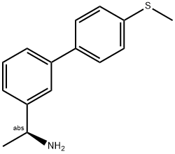 (1S)-1-[3-(4-METHYLTHIOPHENYL)PHENYL]ETHYLAMINE Struktur