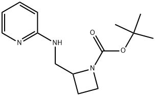 1-BOC-2-[(PYRIDIN-2-YLAMINO)-METHYL]-AZETIDINE Struktur