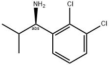 (1R)-1-(2,3-DICHLOROPHENYL)-2-METHYLPROPYLAMINE Struktur