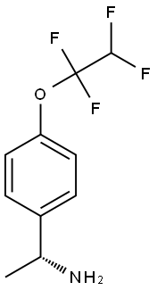 (1R)-1-[4-(1,1,2,2-TETRAFLUOROETHOXY)PHENYL]ETHYLAMINE Struktur