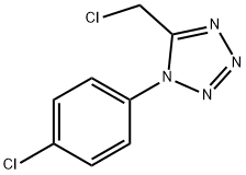 5-(氯甲基)-1-(4-氯苯基)-1H-四唑, 858483-88-2, 結(jié)構(gòu)式