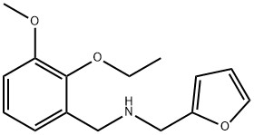 N-(2-ETHOXY-3-METHOXYBENZYL)-N-(2-FURYLMETHYL)AMINE Struktur