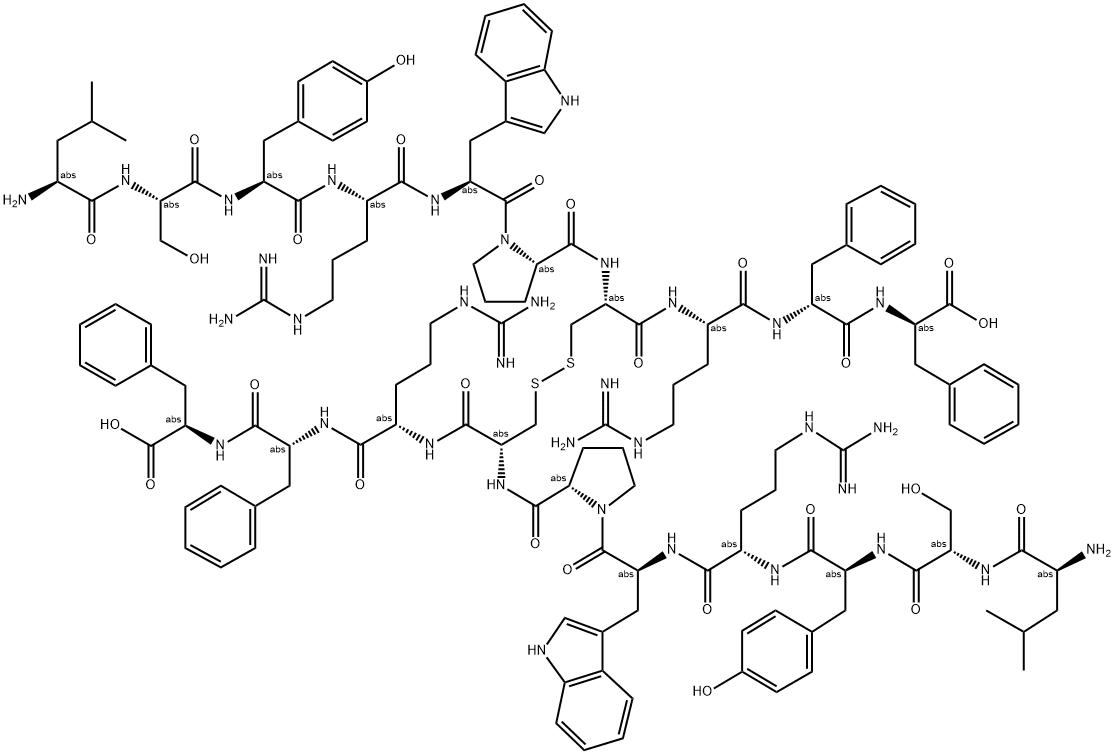 (TRP11,D-PHE15,16)-CXCL12 (7-16) (DIMER) (HUMAN, CAT, MOUSE) Struktur