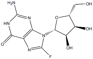 8-FLUOROGUANOSINE Struktur