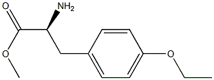 METHYL (2S)-2-AMINO-3-(4-ETHOXYPHENYL)PROPANOATE Struktur