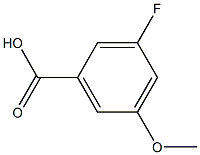 3-FLUORO-5-METHOXYBENZOIC ACID Struktur