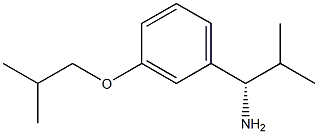 (1S)-2-METHYL-1-[3-(2-METHYLPROPOXY)PHENYL]PROPYLAMINE Struktur