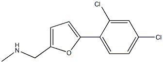 1-(5-(2,4-DICHLOROPHENYL)-2-FURYL)-N-METHYLMETHANAMINE Struktur