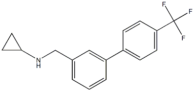 (1S)CYCLOPROPYL(3-[4-(TRIFLUOROMETHYL)PHENYL]PHENYL)METHYLAMINE Struktur