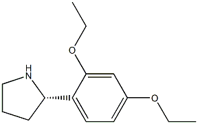 1-((2S)PYRROLIDIN-2-YL)-2,4-DIETHOXYBENZENE Struktur