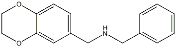 N-BENZYL-1-(2,3-DIHYDRO-1,4-BENZODIOXIN-6-YL)METHANAMINE Struktur