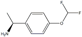 (1S)-1-[4-(DIFLUOROMETHOXY)PHENYL]ETHYLAMINE Struktur