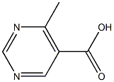 4-METHYL-PYRIMIDINE-5-CARBOXYLIC ACID Struktur