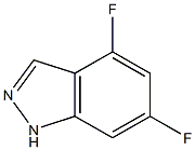 4,6-DIFLUORO-(1H)INDAZOLE Struktur