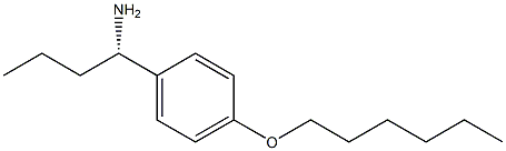 (1S)-1-(4-HEXYLOXYPHENYL)BUTYLAMINE Struktur