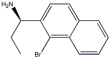 (1R)-1-(1-BROMO(2-NAPHTHYL))PROPYLAMINE Struktur