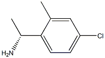 (1R)-1-(4-CHLORO-2-METHYLPHENYL)ETHYLAMINE Struktur