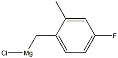 4-FLUORO-2-METHYLBENZYLMAGNESIUM CHLORIDE Structure