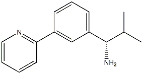 (1S)-2-METHYL-1-(3-(2-PYRIDYL)PHENYL)PROPYLAMINE Struktur