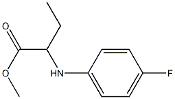 2-(4-FLUORO-PHENYLAMINO)-BUTYRIC ACID METHYL ESTER Struktur