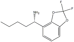 (1S)-1-(2,2-DIFLUOROBENZO[D]1,3-DIOXOLEN-4-YL)PENTYLAMINE Struktur