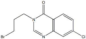 7-CHLORO-3-(3-BROMO-PROPYL)-3H-QUINAZOLIN-4-ONE Struktur