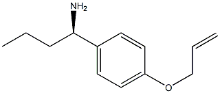 (1R)-1-(4-PROP-2-ENYLOXYPHENYL)BUTYLAMINE Struktur