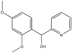 2,4-DIMETHOXYPHENYL-(2-PYRIDYL)METHANOL Struktur