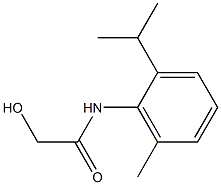 2-HYDROXY-N-(2-ISOPROPYL-6-METHYLPHENYL)ACETAMIDE Struktur