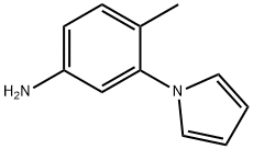 4-METHYL-3-(1H-PYRROL-1-YL)ANILINE Struktur