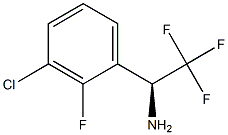 (1S)-1-(3-CHLORO-2-FLUOROPHENYL)-2,2,2-TRIFLUOROETHYLAMINE Struktur