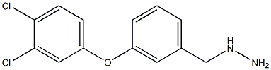 3-(3,4-DICHLORO-PHENOXY)-BENZYL-HYDRAZINE Struktur